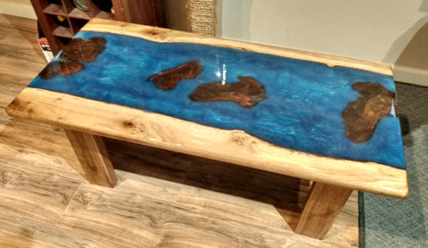 English Walnut River Table  #464