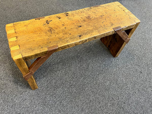 Dovetail Bench, Reclaimed Pine