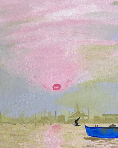 Sunrise on the Ganges River at Varanasi