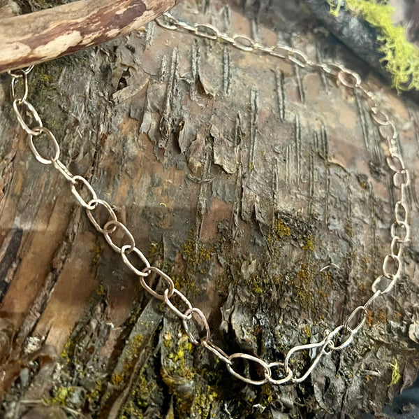 LOTR 10- 14k Gold Handmade Link Chain Necklace